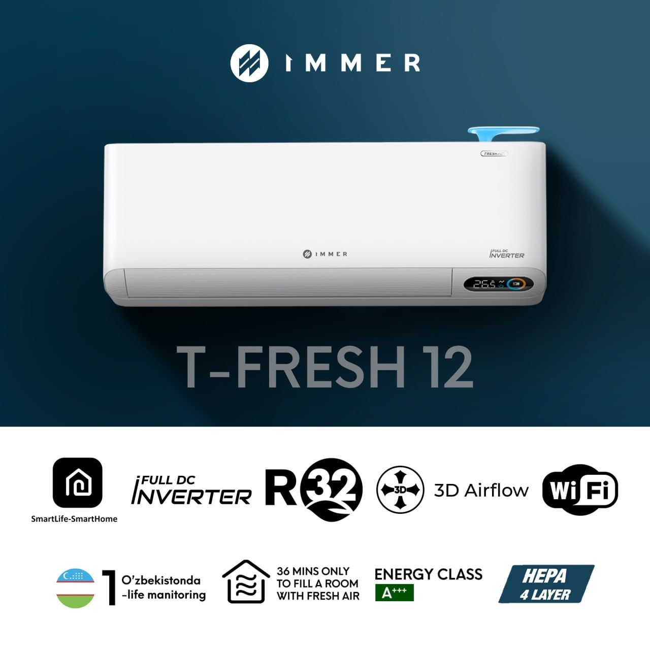 Кондиционер Immer T-Fresh 12 Inverter