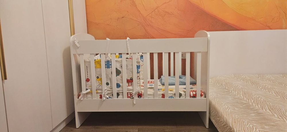 Patut lemn bebe 120 x 90 cm stare impecabila