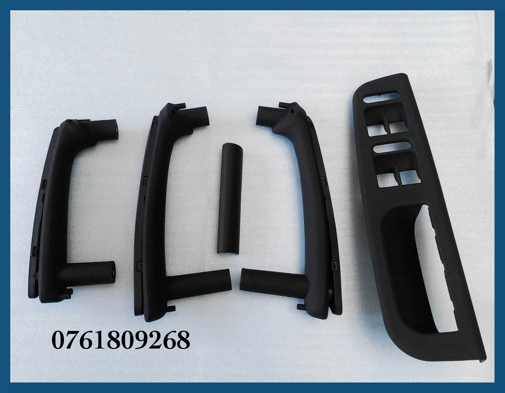 Set maner usa sofer + 3 manere usi pasageri VW Passat B5 / B5.5 Negre