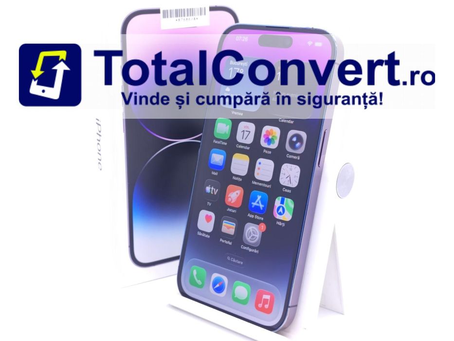 Apple iPhone 14 Pro 128GB Deep Purple 6GB, Garantie 24 luni | #D87686