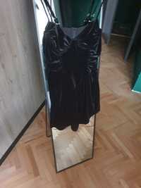 Rochie neagra de catifea