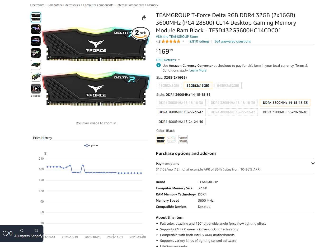 Игровой ПК Ryzen 7 5700x, ASUS TUF Radeon 6900XT 16GB, ОЗУ 32GB