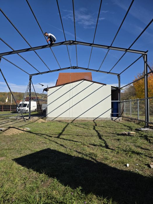 Vand structura metalica 8x20x4h ideală pt service auto