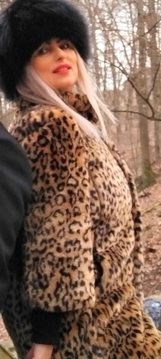 Blană animal print