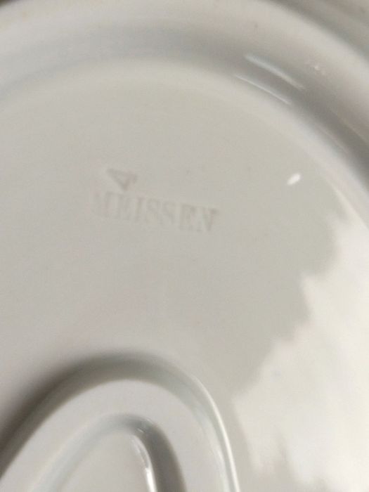 Meissen плато син лук антика