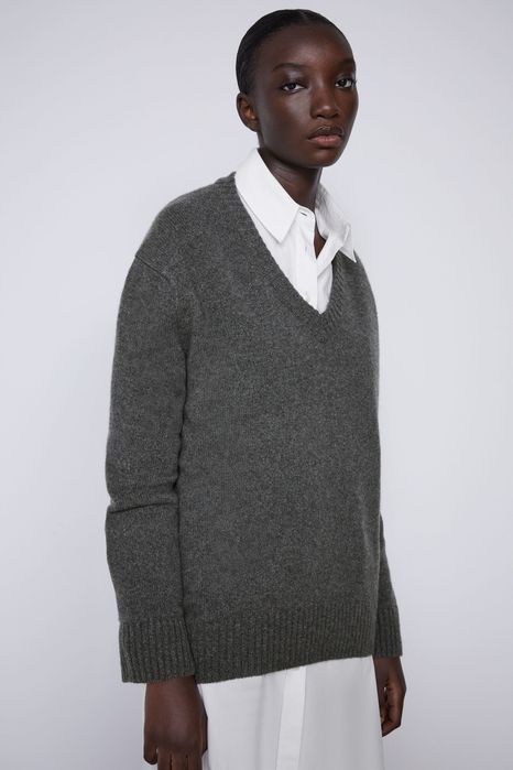 Pulover oversize casmir 100% Zara cașmir edition
