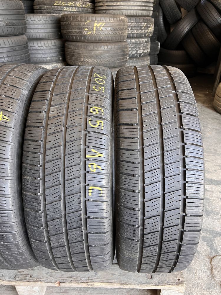 2 anvelope 205/65/16 C , Hankook , 5.5-6 mm !