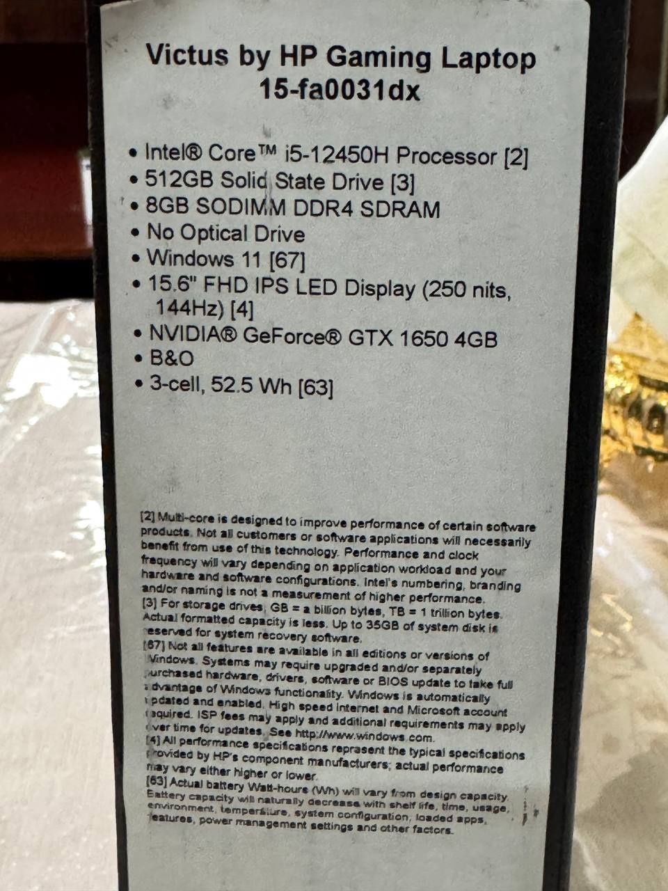 HP VICTUS 15 ...