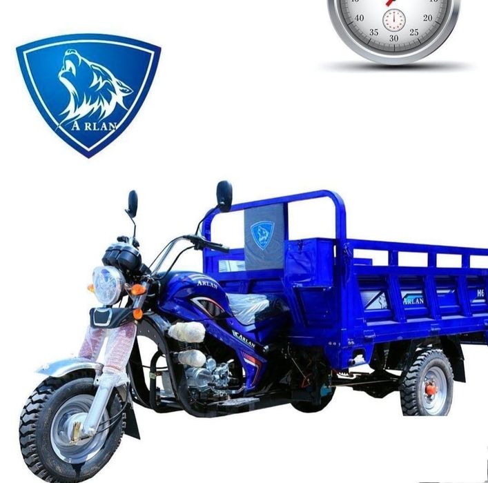 Бензиновый Трицикл муравейник трехколесный мотоцикл арлан грузовой