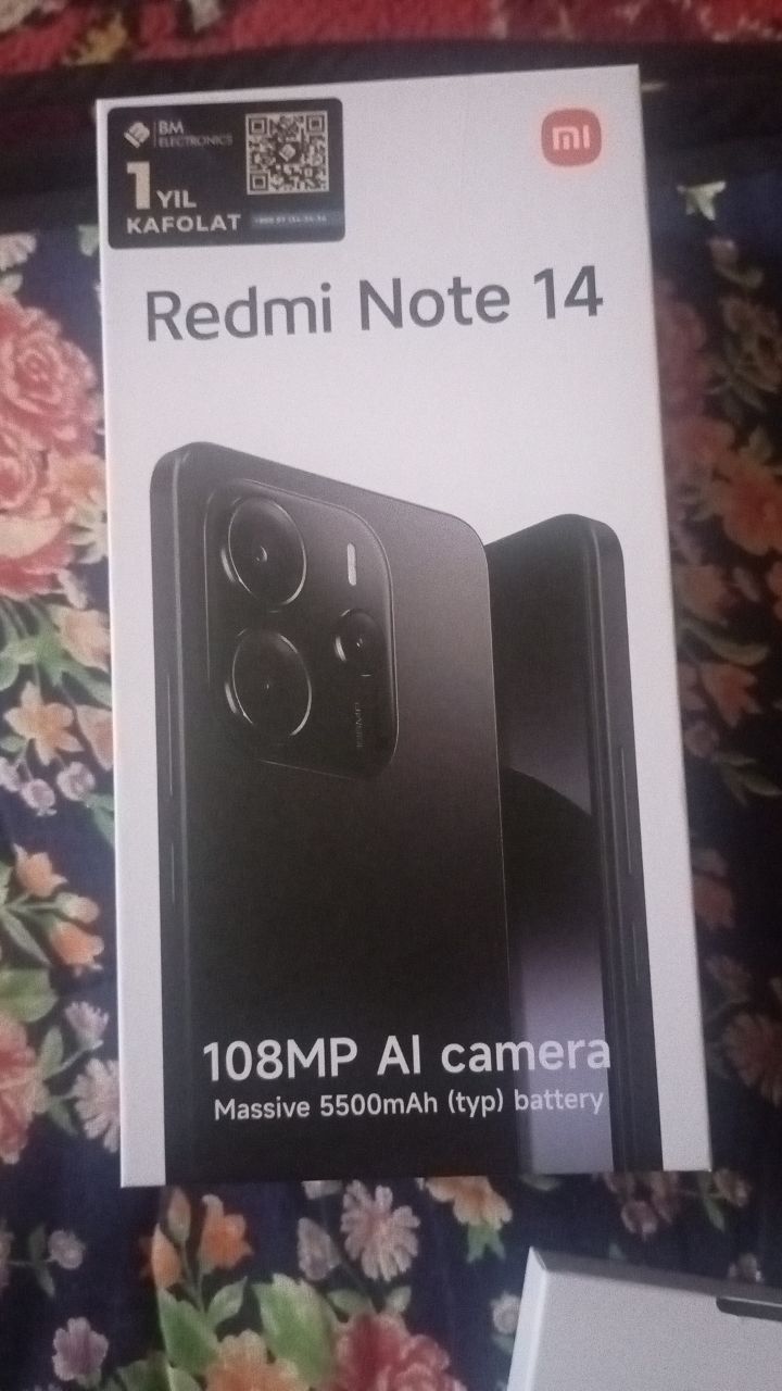 Redmi note 14 qora