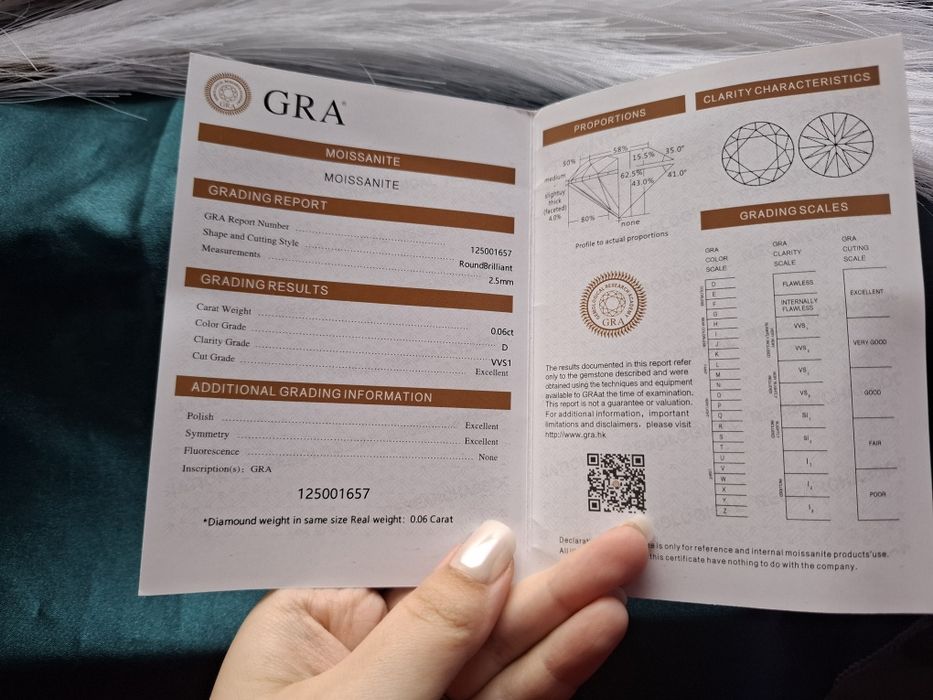 Pandantiv tip cruce cu moissanite