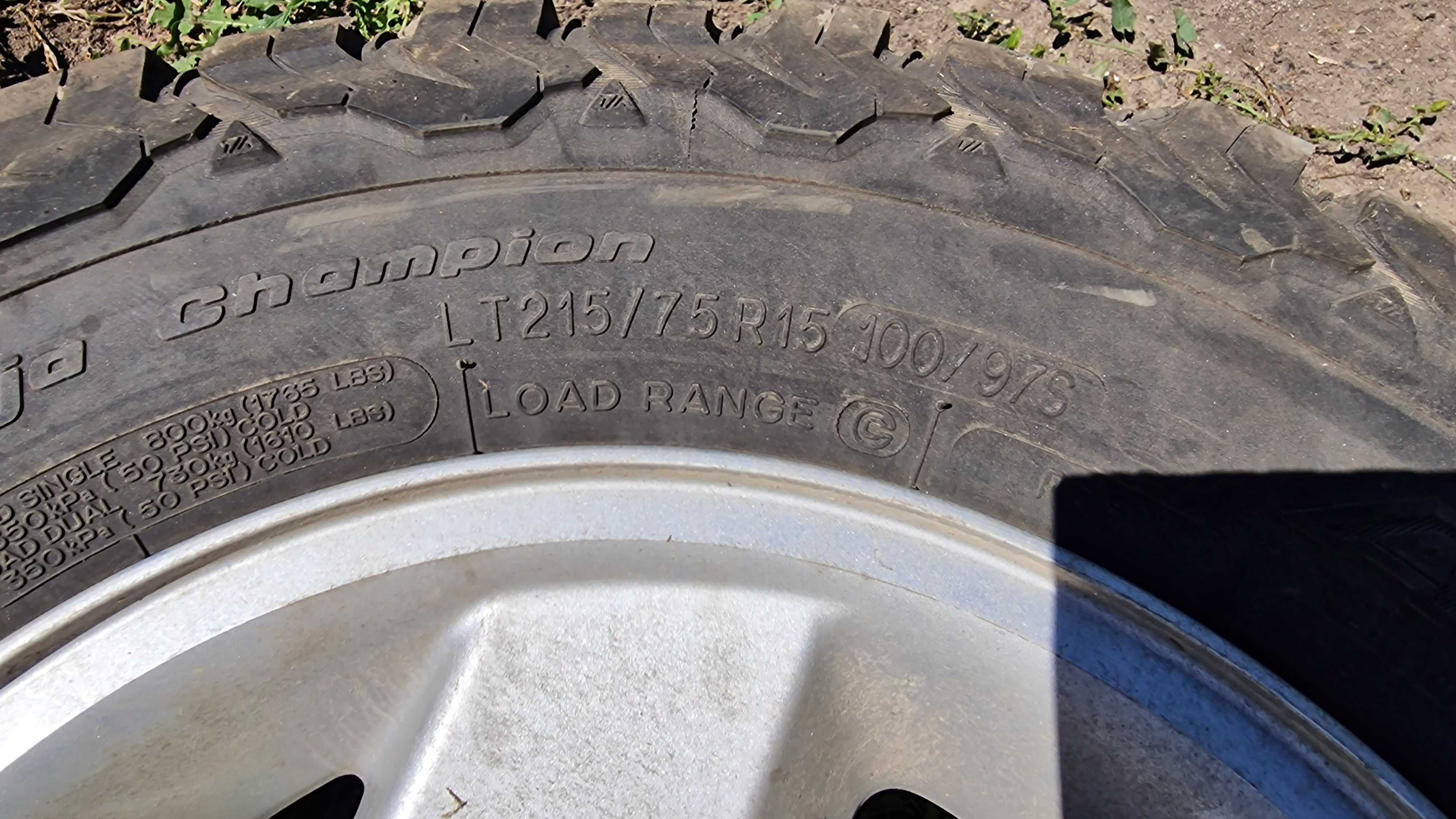 Jante SuzukI Jimny Anvelope BFGoodrich AT KO2 215/75/R15 - 5 Bucati