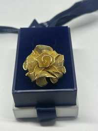 златен дамски пръстен роза 8.87 гр 14к 585