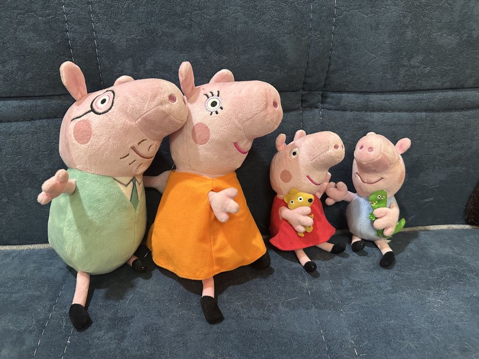 Мягкие игрушки семья Свинка Пеппа