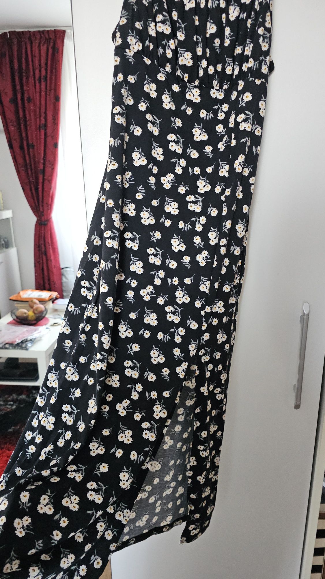 Rochie de vara cu model floral, mărimea S - nepurtata