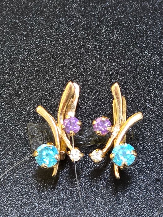 Золото 585  Серги