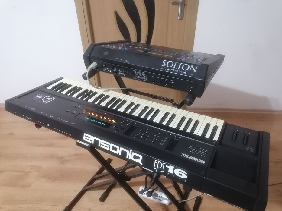 ENSONIQ EPS 16plus sampler pian+ expander / SOLTON MS40 modul orga rk