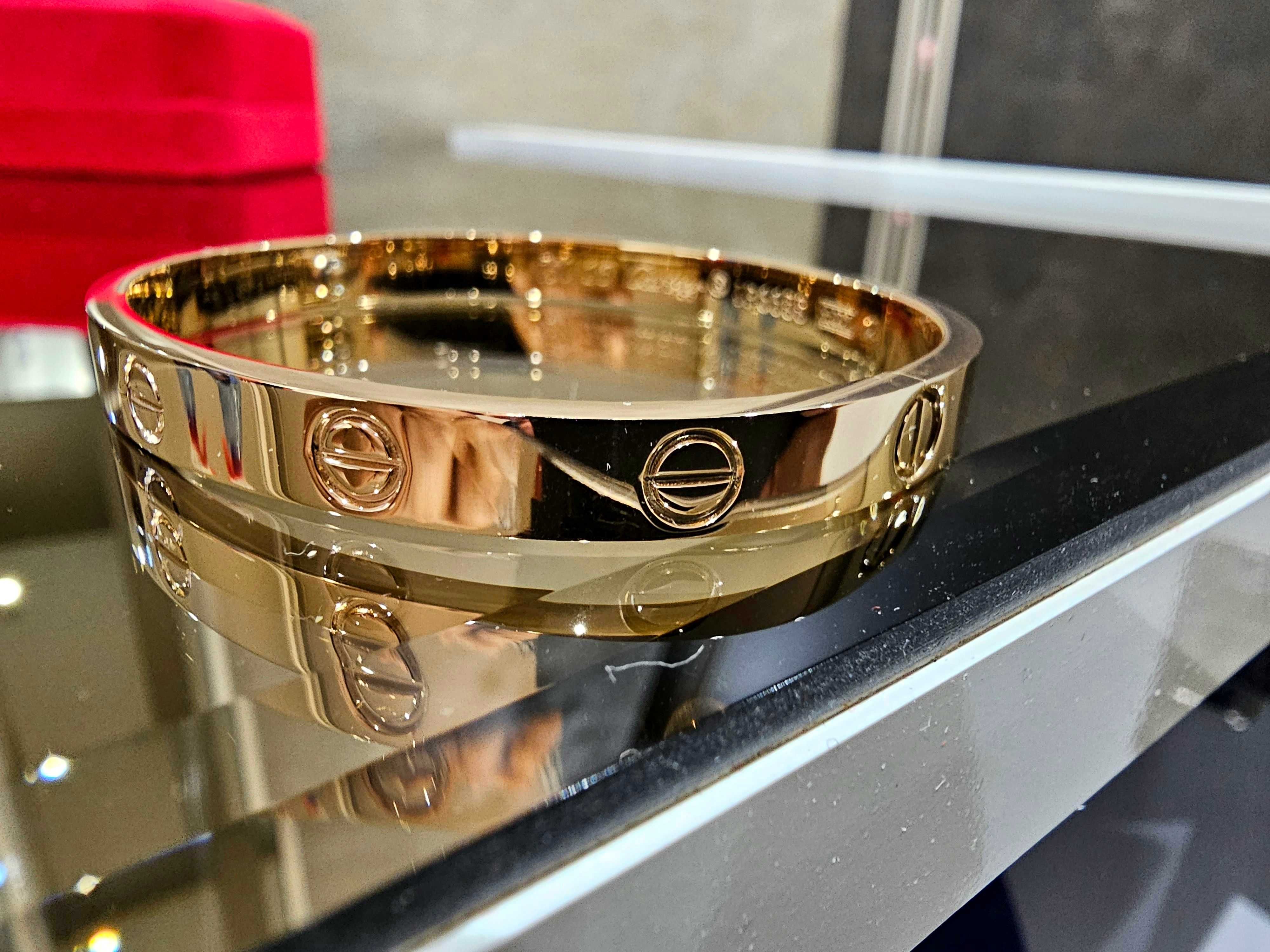 CARTIER Love Rose Gold Гривна с Отверка