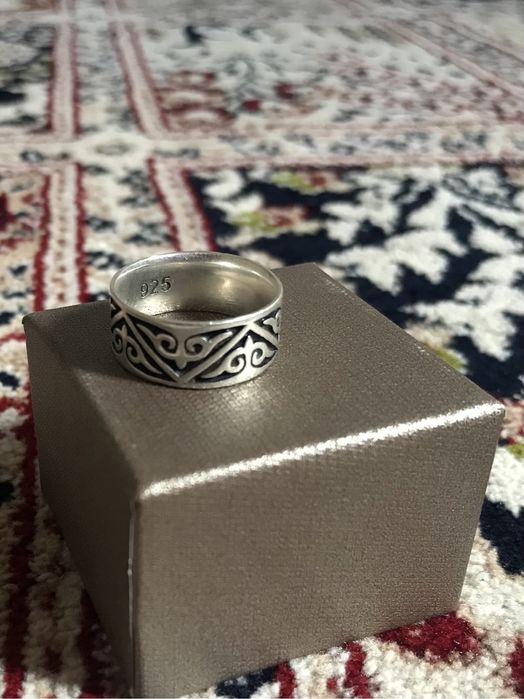 Этно ерлер сақинасы . Таза күміс 925