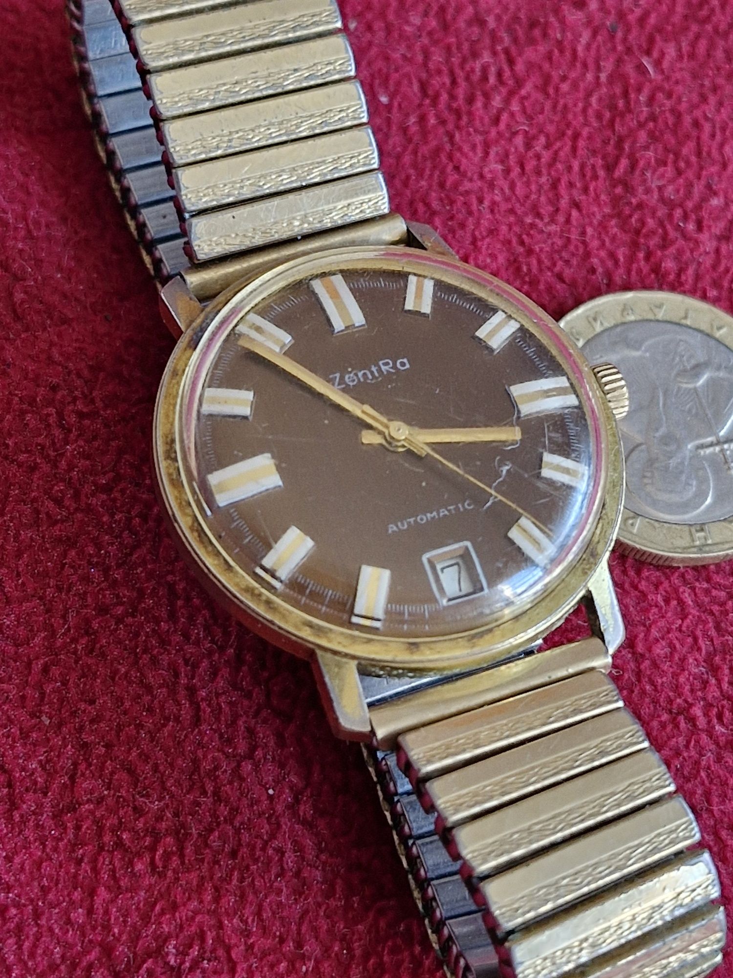 Vintage watch Zentra automatic-работи