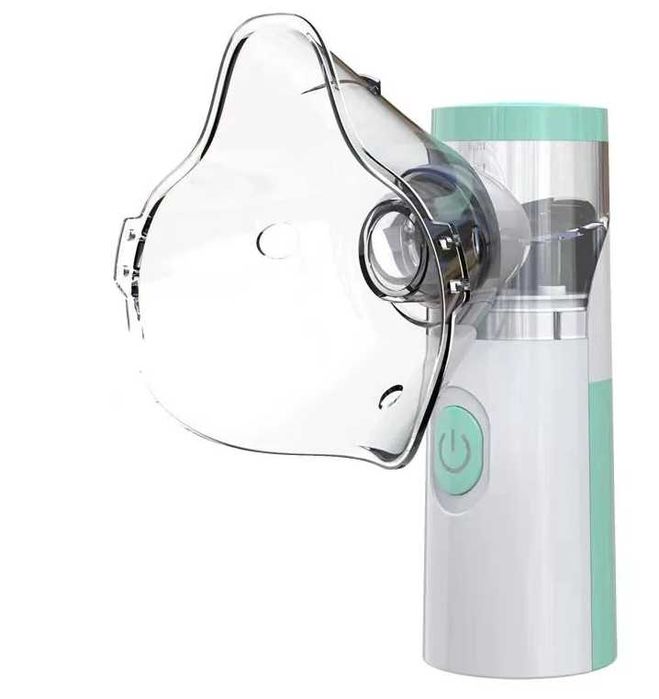 Nebulizator Portabil NOU Silentios 2 Masti Copii Adulti  Mesh Baterii