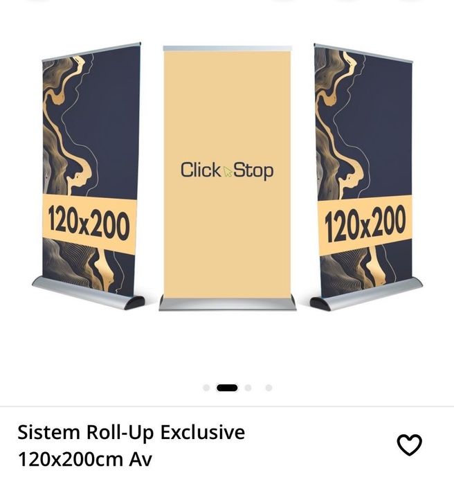 Sistem Roll-Up Exclusive 100x200cm Pro