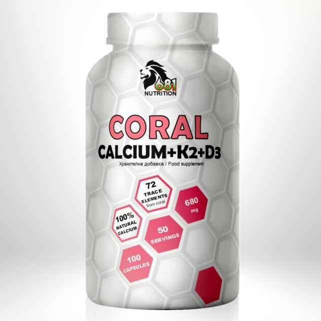 681 NUTRITION Coral CALCIUM+K2+D3 100 caps