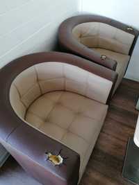 Продам кресла коричневого цвета б/у недорого