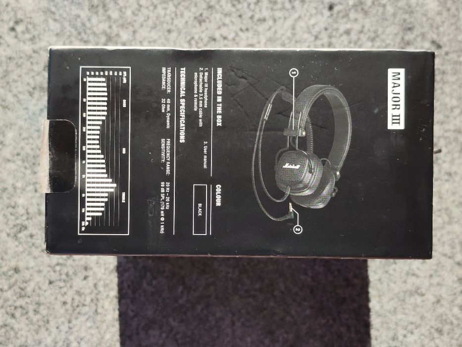 Marshall Major III – Чисто нови слушалки, оригинални, 3.5 мм