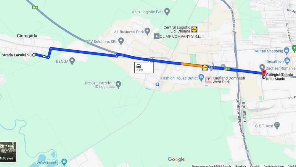 601 mp intravilan, Ciorogarla, toate utilitatile