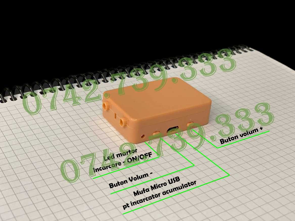 Cutiuta GSM/ Casca de copiat/ Raspunde AUTOMAT Casti Copiat cutie GSM