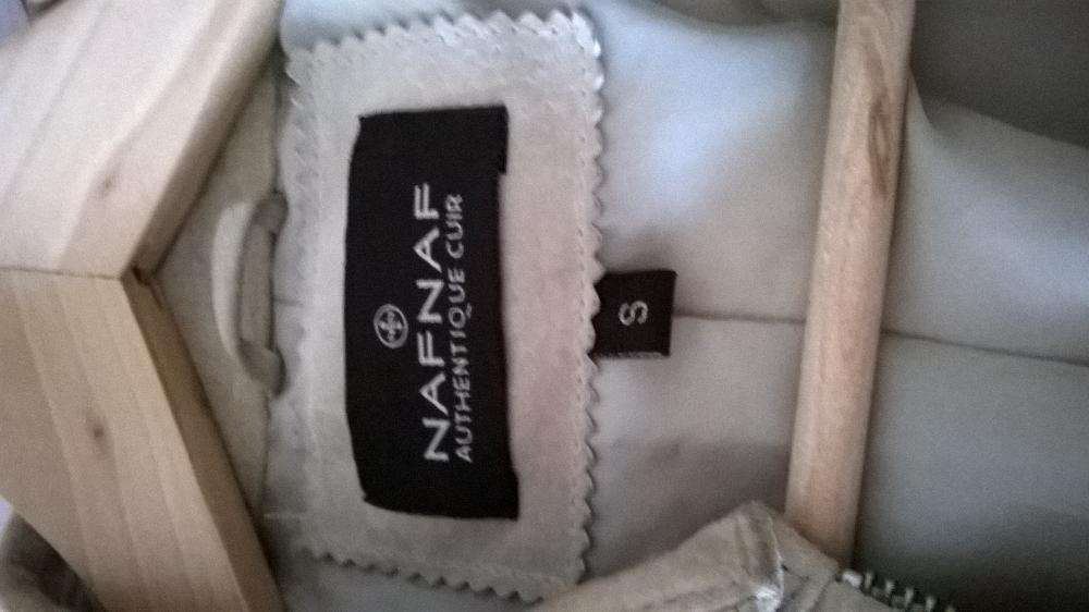 Palton piele intoarsa Naf Naf mas.S