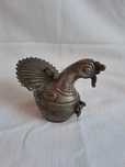 Dhokra tamaiar vas ars tamaie bronz argintat cadou