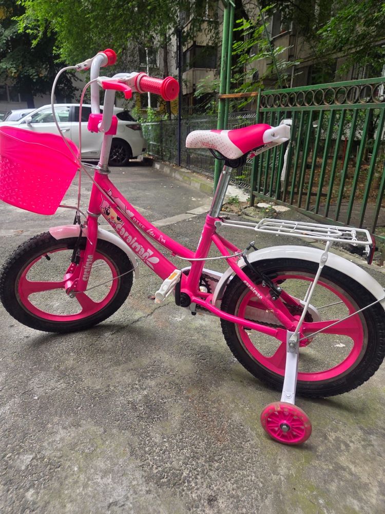 Bicicleta fete ,roz,16’’