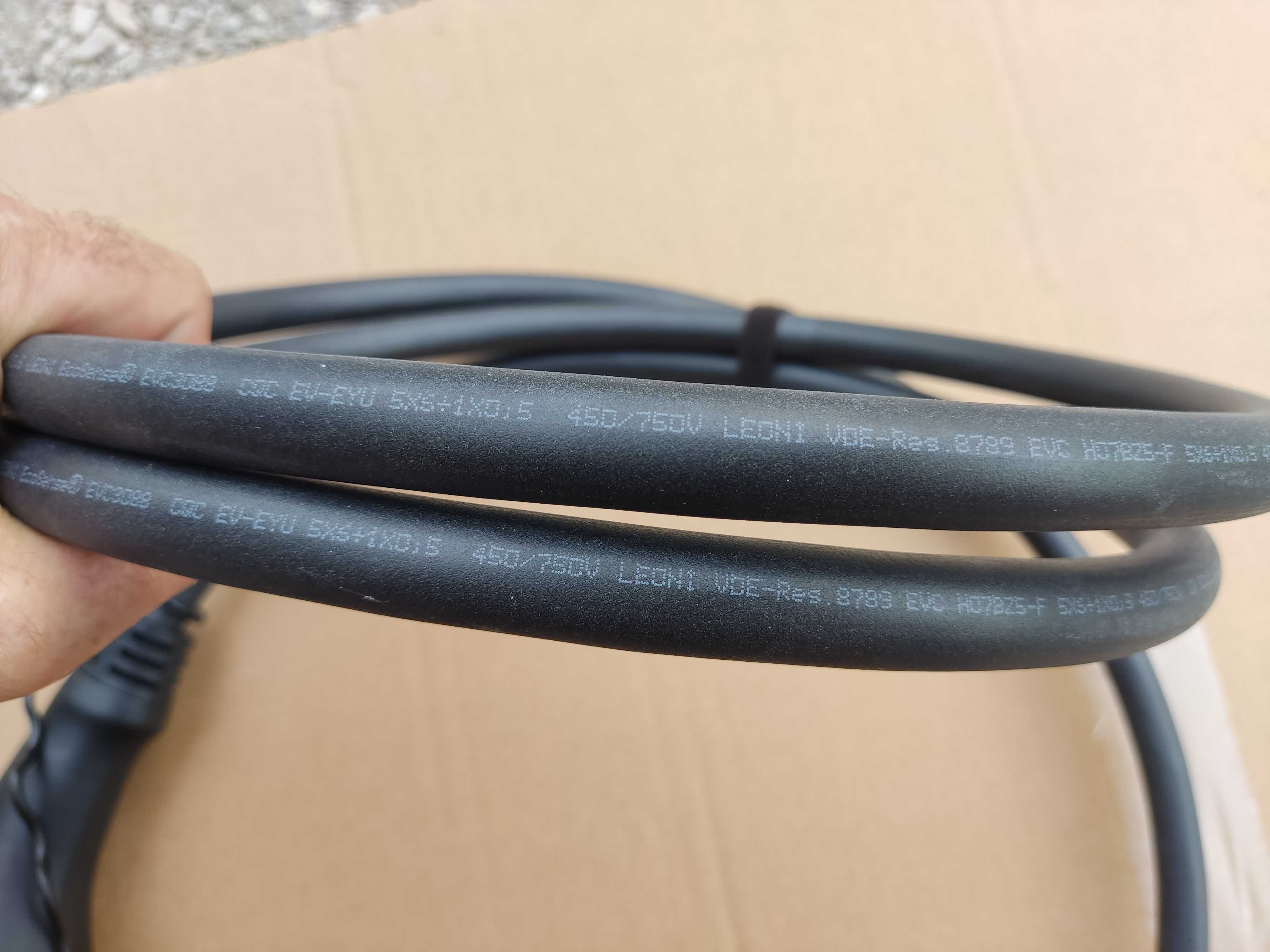 Продавам кабел за зареждане на електромобил Type 2, 32A/400V