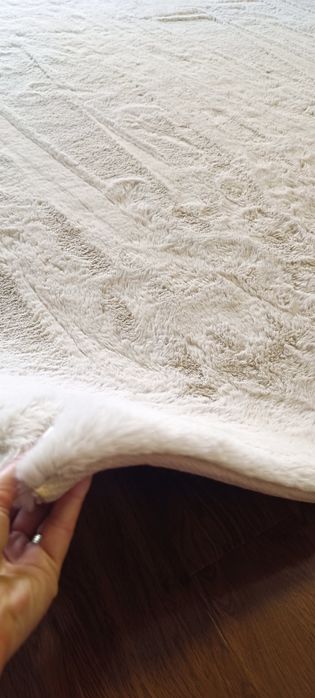 Covor pufos Softline Rabbit fur 200/300 Camel