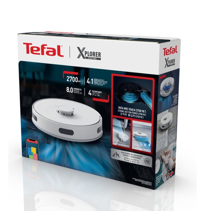 Продам робот пылесос Tefal Xplorer serie 75s в идеальном состояниии