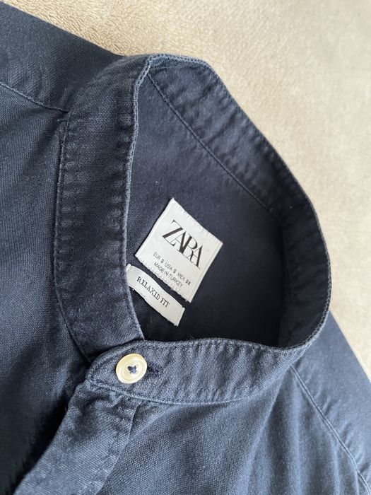 Zara Cămașă Albastră Casual Mărime S