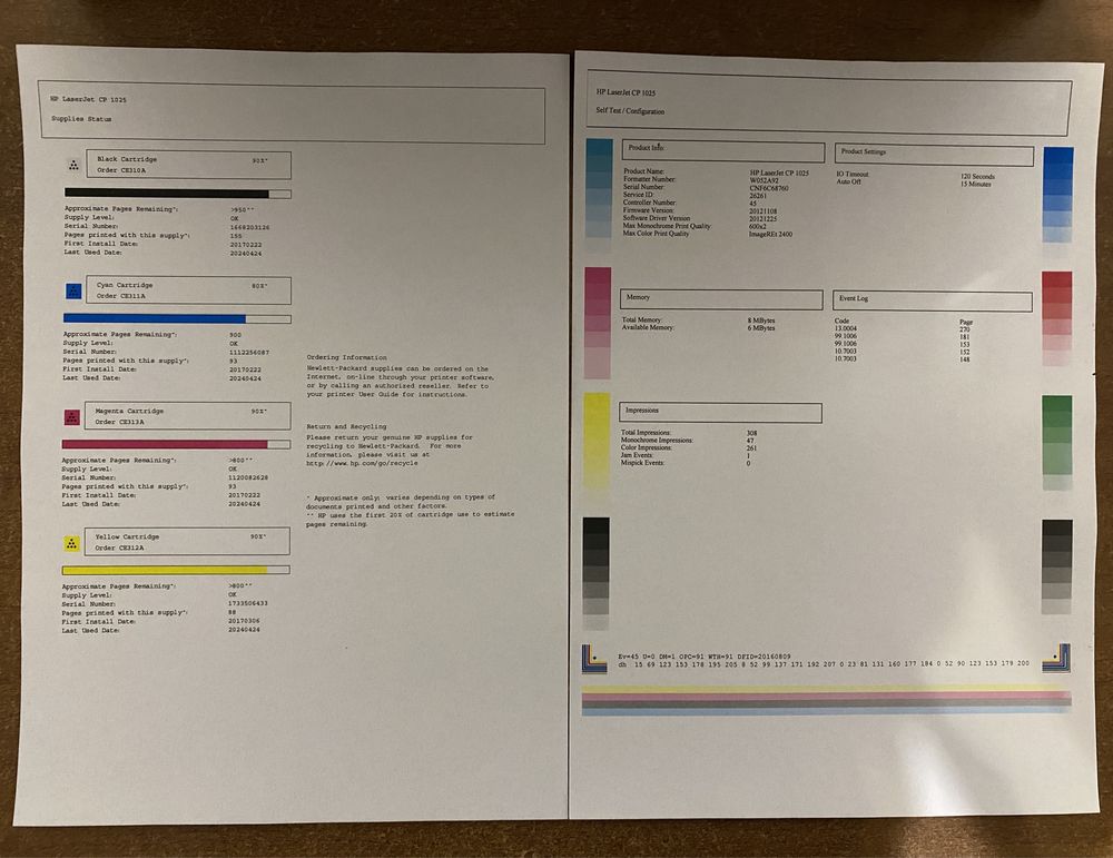 Imprimanta HP CP1025 color