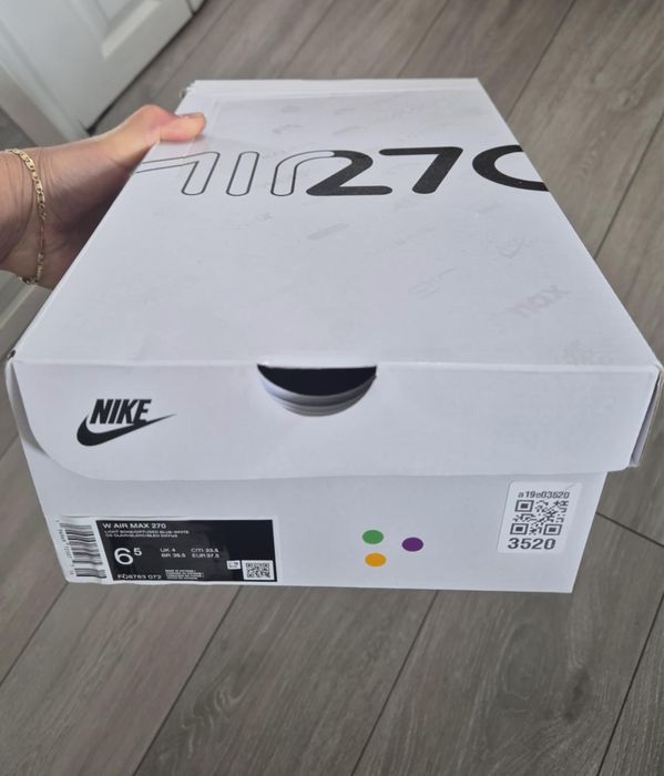 Nike Air Max 270 - чисто нови, размер 37.5 (UK 4 / US 6.5)