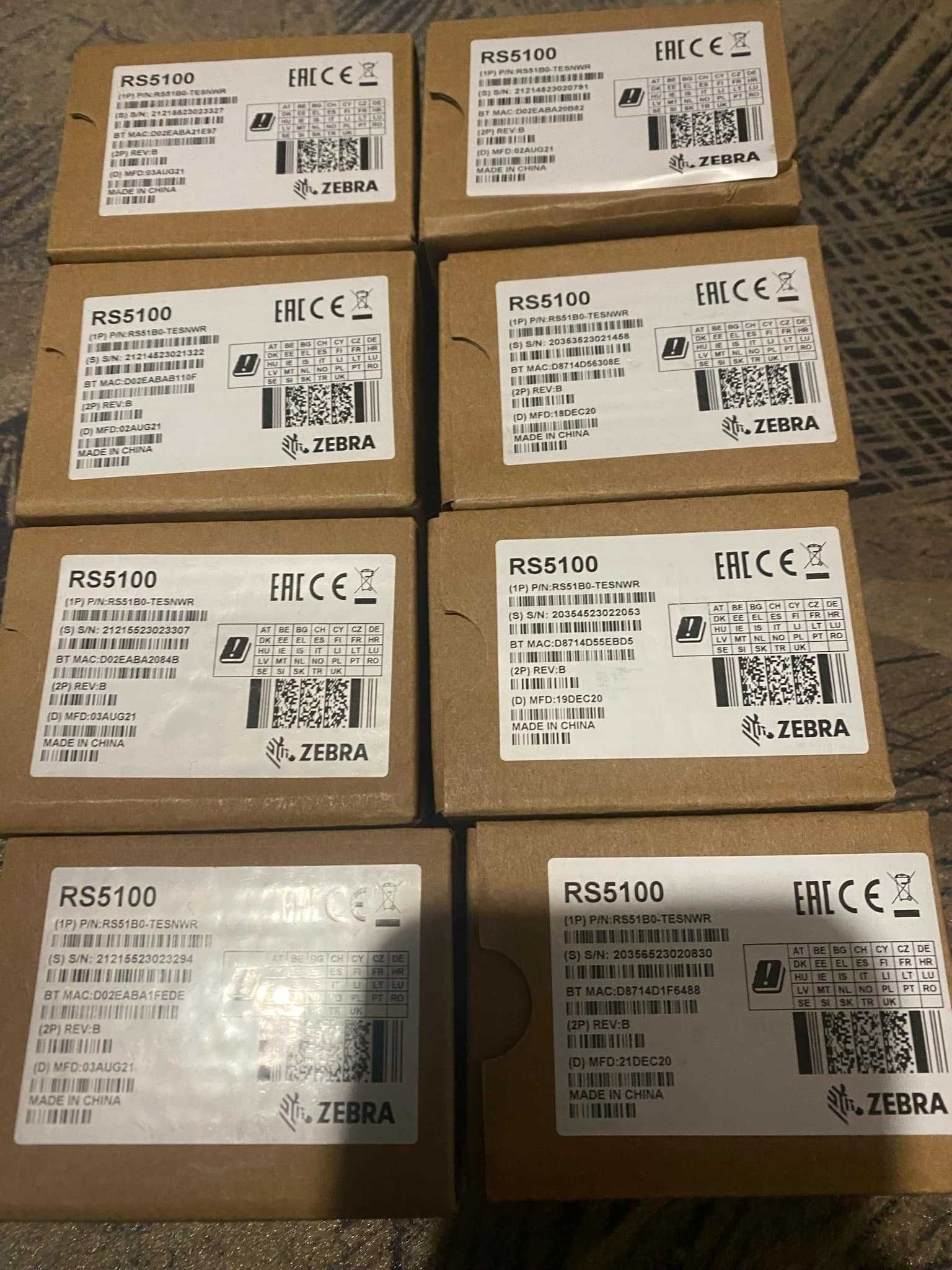 Скенер за баркод Zebra RS51B0-TESNWR