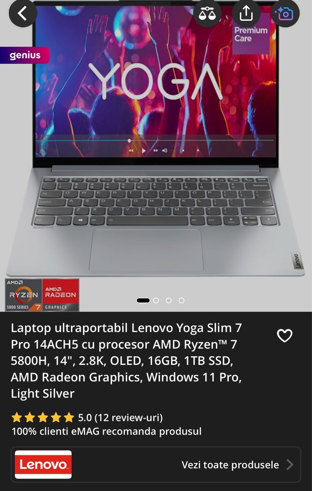 Yoga Slim 7 PRO Oled 2k