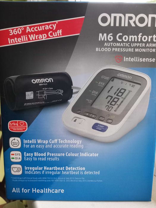 Апарат за измерване на кръвното налягане Omron M6 Comfort