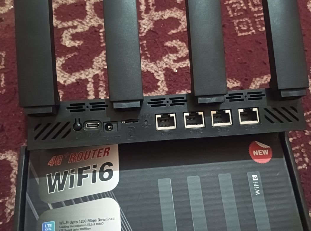Wifi 4G+ sim karta tushadi