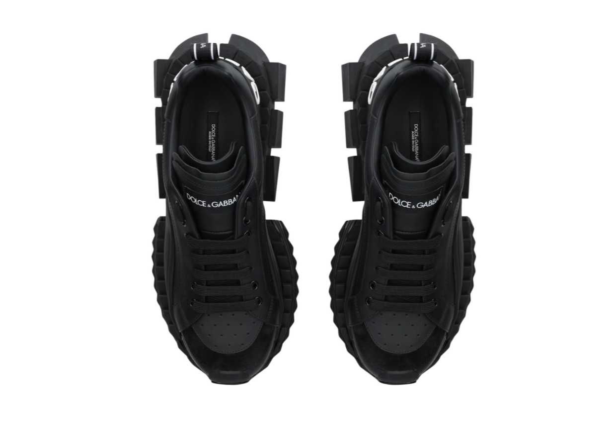 Sneakers Dolce & Gabbana Black Leather Super King
