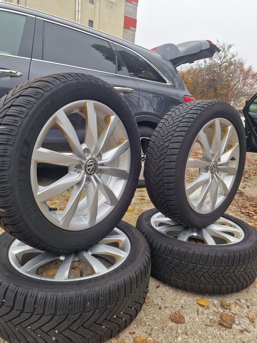 Vand Set Complet Iarna Jante/ Anvelope 205 50 17 Vw Skoda Auda 5x112