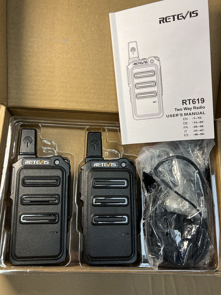 Retevis RT 619 walkie talkie radiostation радиостанция уоки токи