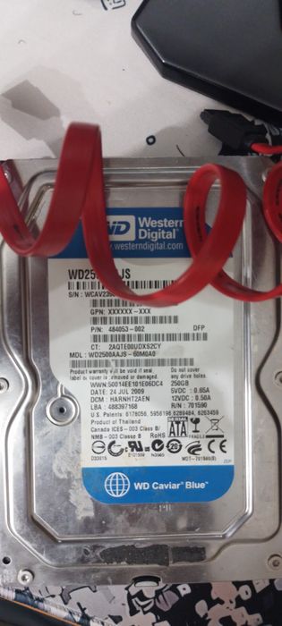 HDD 250 GB + Sata