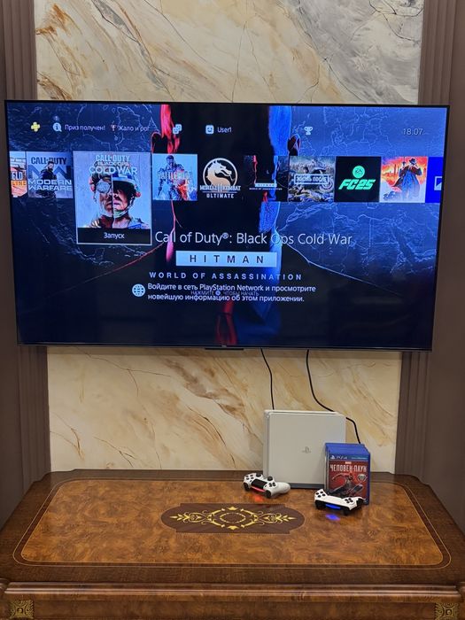 Ps4 slim 1 ТБ с играми Новый!