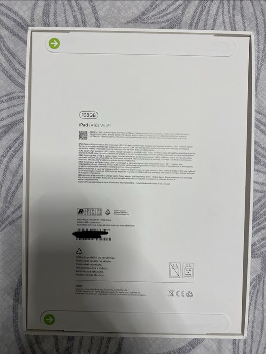 Ipad 11 (A16) wi-fi Silver 128 GB